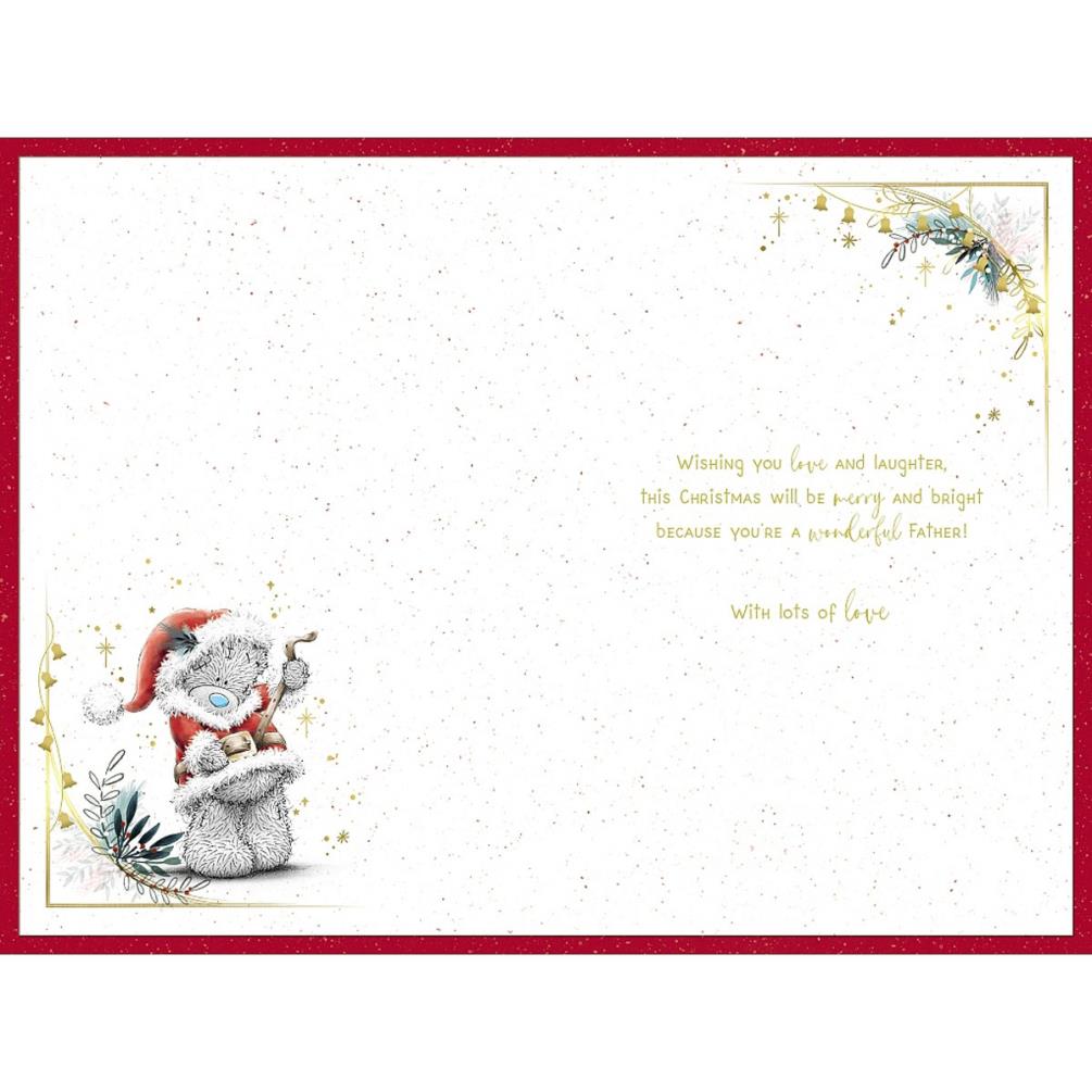 Amazing Dad Verse Me to You Bear Christmas Card Extra Image 1
